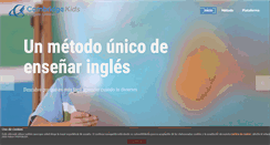 Desktop Screenshot of cambridgekids.es