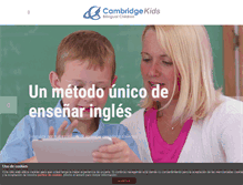 Tablet Screenshot of cambridgekids.es